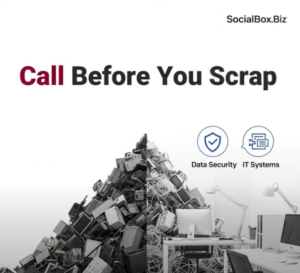 Call SocialBoxBiz before you scrap to asses what can still be reused...